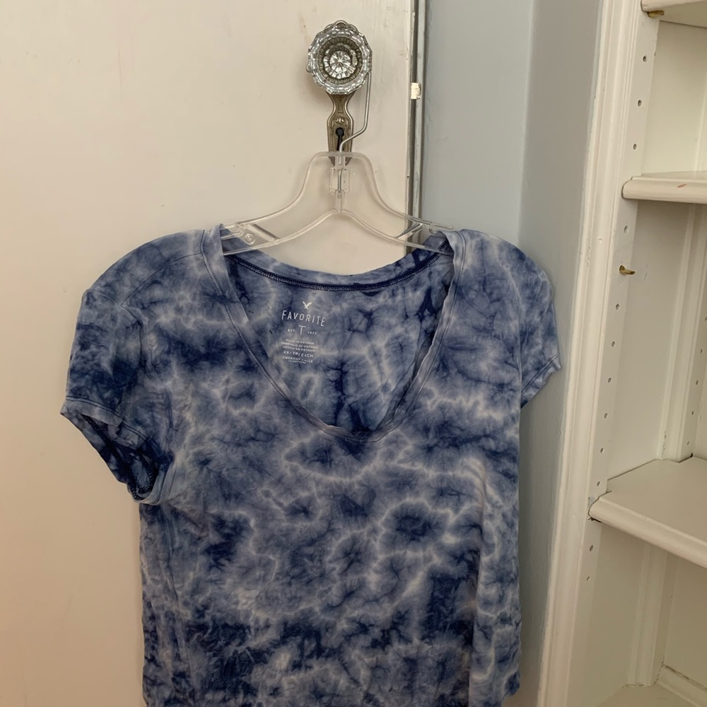 American eagle acid bleach t shirt.